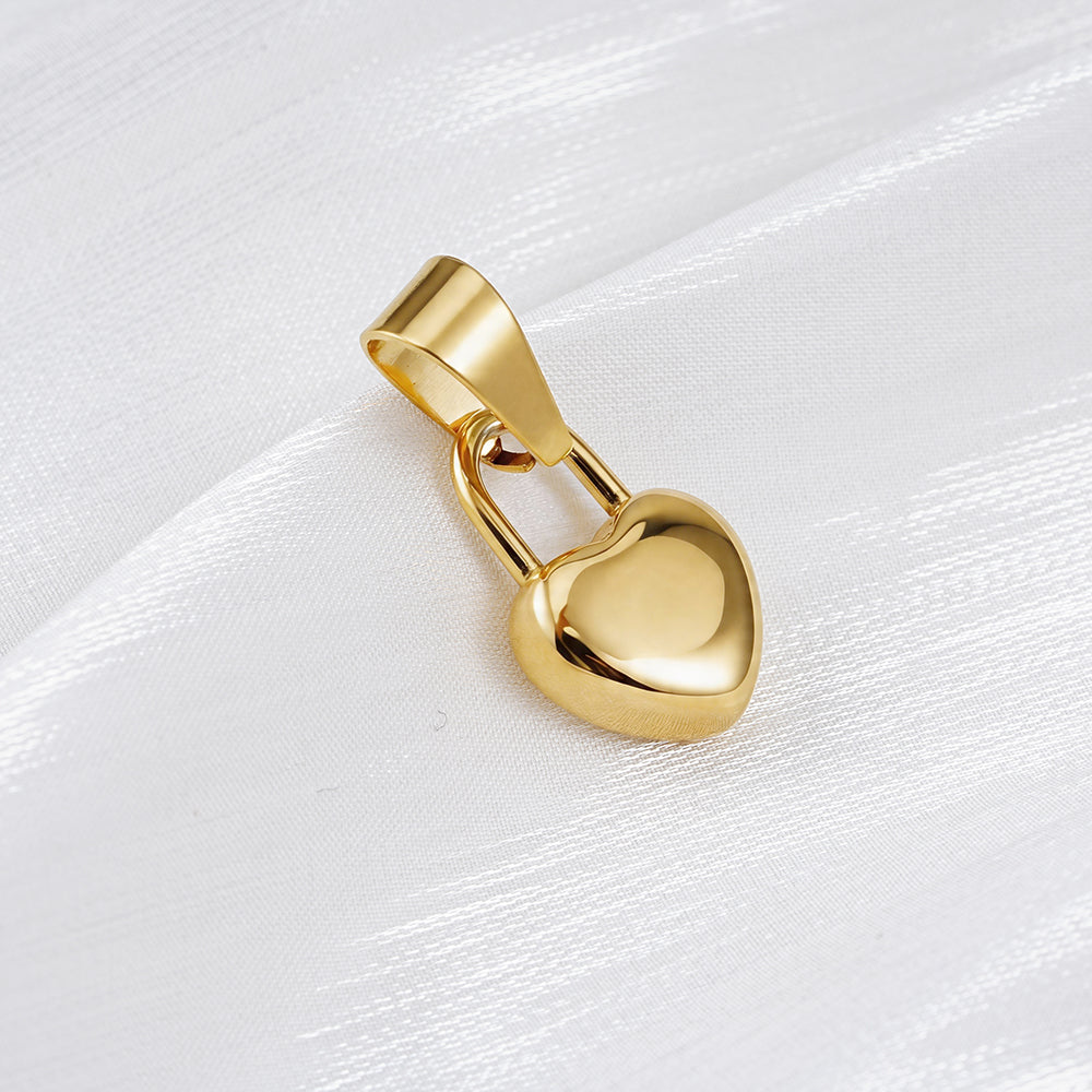 Love Language Lock Pendant