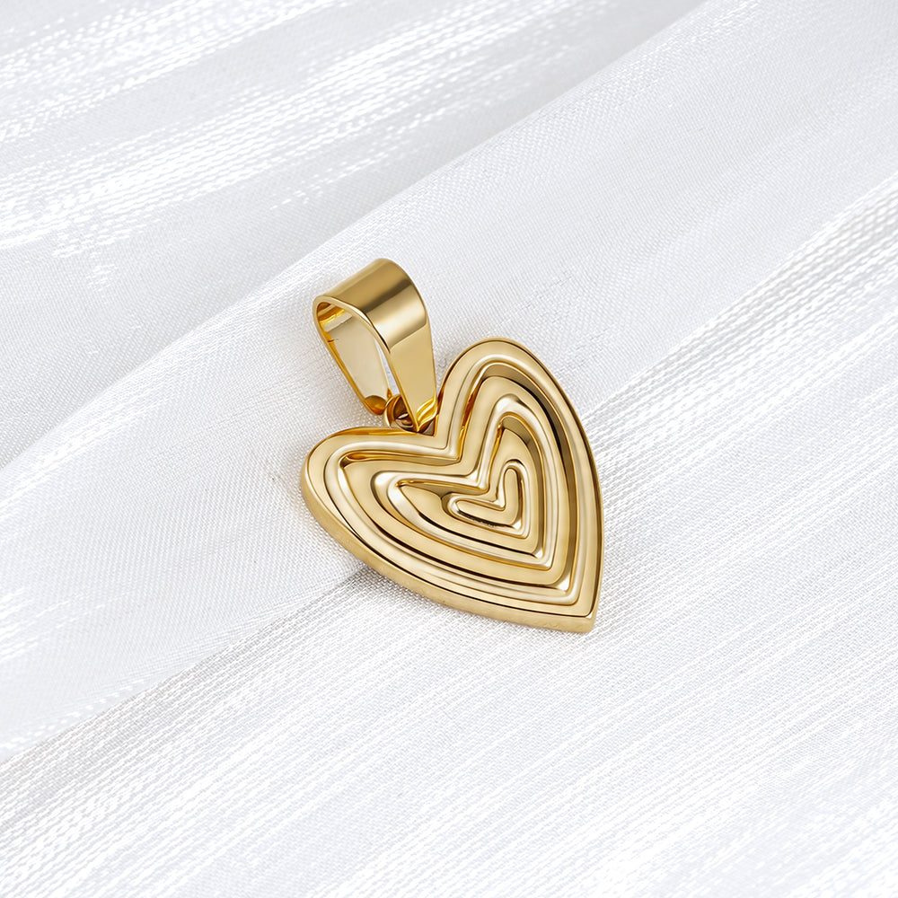 Heart on Your Sleeve Heart Pendant