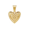 Heart on Your Sleeve Heart Pendant