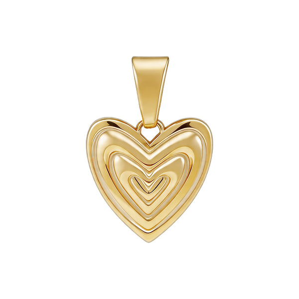 Heart on Your Sleeve Heart Pendant
