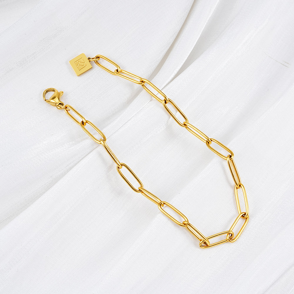 Paperclip Chain Bracelet