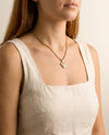 Pearl Chain + Heart on Your Sleeve Heart Pendant Set