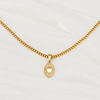Pearl Chain Necklace with Just as You Are Heart Pendant Bundle