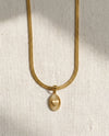 Snake Chain Necklace with Just as You Are Heart Pendant Set