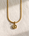 Pearl Chain + Love Note Heart Pendant Set