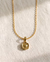 Cable Chain + Love Note Heart Pendant Set