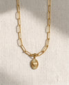 Paperclip Chain + Just as You Are Heart Pendant Set