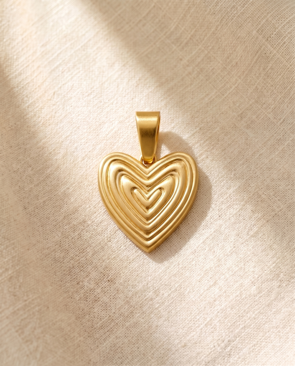 Heart on Your Sleeve Heart Pendant