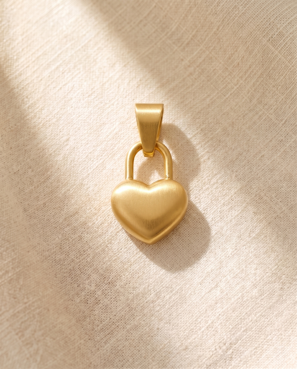 Love Language Lock Pendant