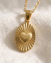 Just as You Are heart pendant close up